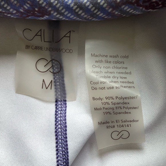 CALIA Essentials Printed Zipper Pocket Aged Culture High Waisted Legging - Picture 11 of 14